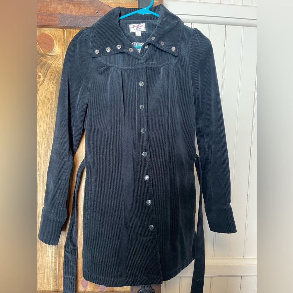 Trendy corduroy coat